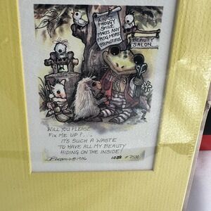 New Art Jody Bergsma 1986 Print Number #1038/7500 Signed & Sealed